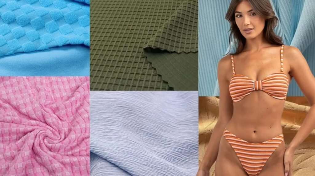 jacquard swimwear fabric
